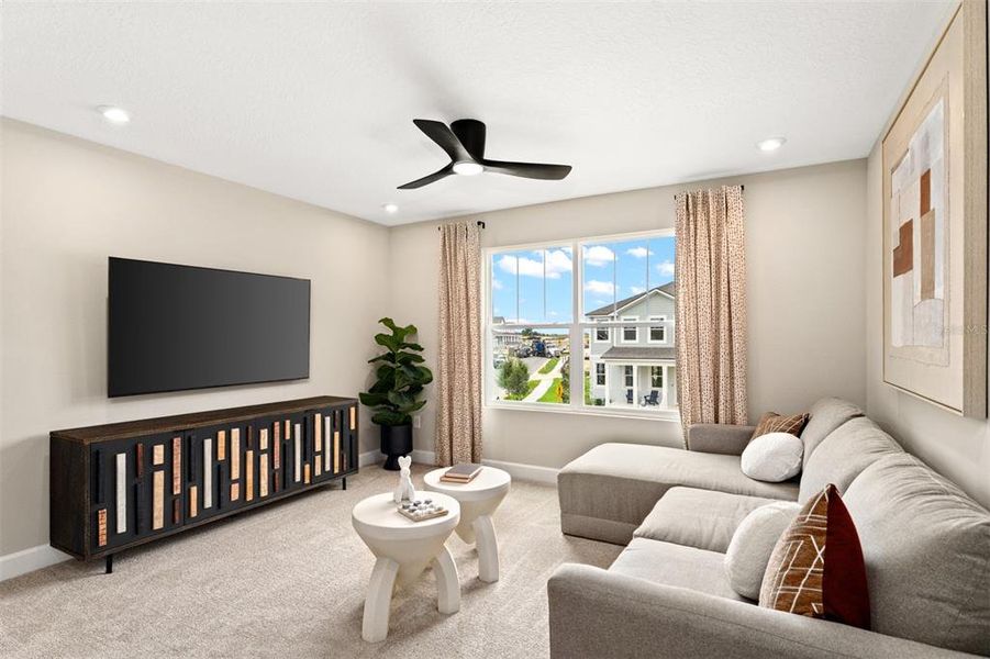 Furnished interior view inside a new home in Rainwood, Groveland (Image 21).