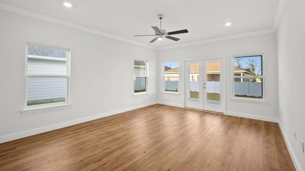 Spacious, unfurnished interior of a new home in Santa Rosa Beach Homes, Santa Rosa Beach (Image 22). Spacious, unfurnished interior of a new home in Santa Rosa Beach Homes, Santa Rosa Beach (Image 22).