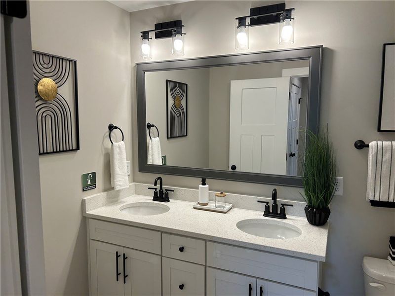 Furnished interior view inside a new home in Edwards Ridge, Central (Image 27).
