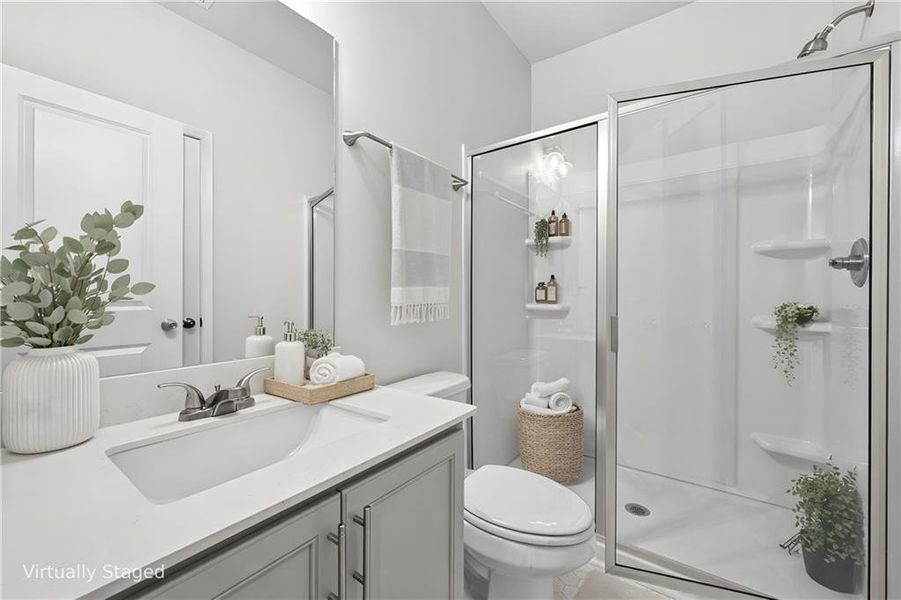 Furnished interior view inside a new home in , Sugar Hill (Image 7).