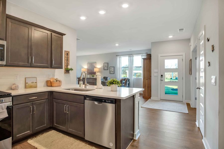 Representative furnished interior of a home built from the SEVERN by D.R. Horton in Nexus South, Gallatin (Image 15).