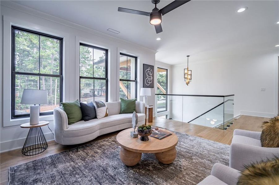 Furnished interior view inside a new home in , Brookhaven (Image 30).