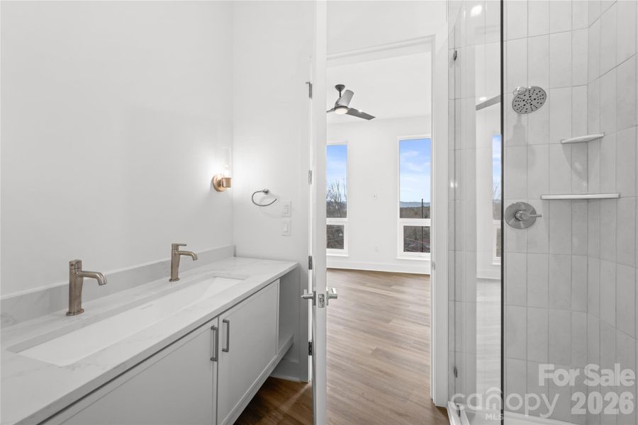 Furnished interior view inside a new home in , Asheville (Image 10).