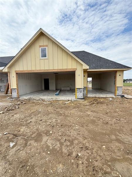 In-progress construction of a new home in , Weatherford, TX (Image 4).
