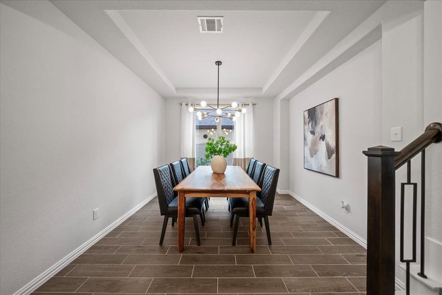 Furnished interior view inside a new home in , Little Elm (Image 13).