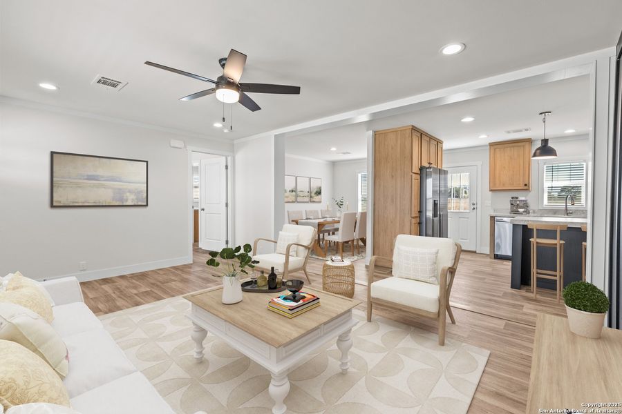 Furnished interior view inside a new home in , Somerset (Image 12).