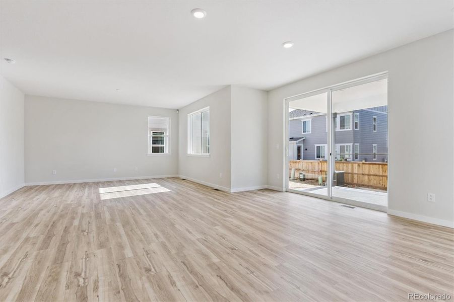 Spacious, unfurnished interior of a new home in Floret Collection at Parkdale Commons, Lafayette (Image 16).