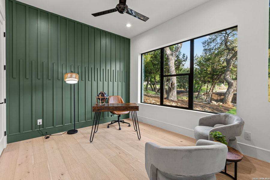 Furnished interior view inside a new home in , Boerne (Image 32).