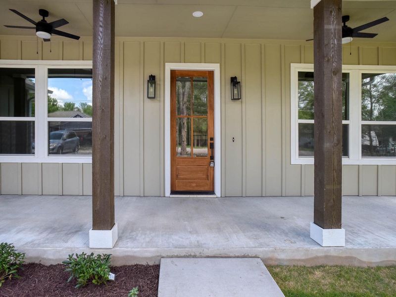 Exterior details and patio area of a home in , Bastrop (Image 4). Exterior details and patio area of a home in , Bastrop (Image 4).