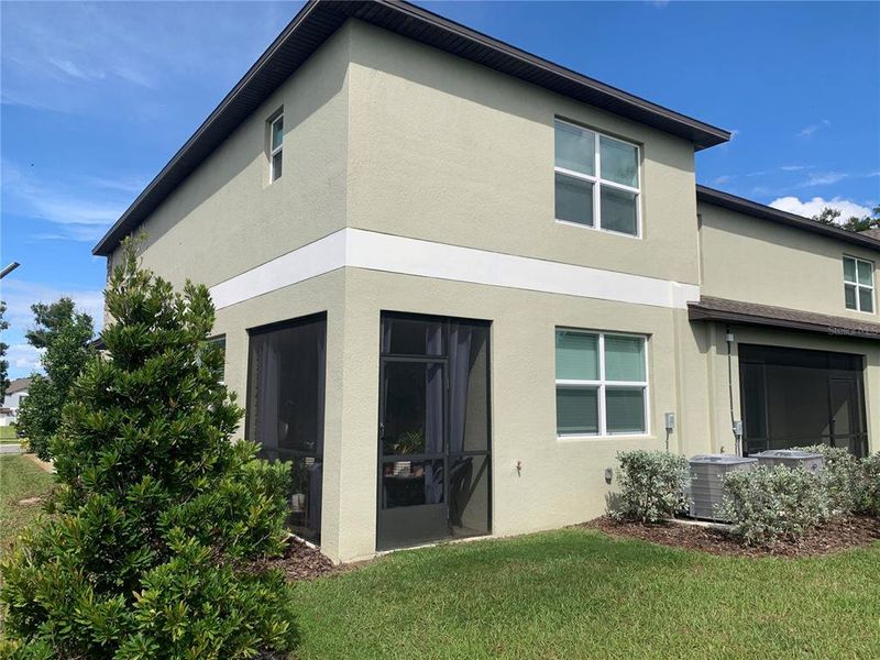 Exterior details and patio area of a home in , Zephyrhills (Image 22).