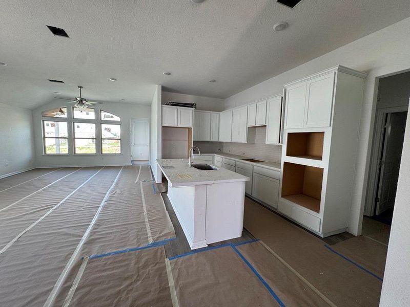 In-progress construction of a new home in Briarwood, Elgin, TX (Image 3). In-progress construction of a new home in Briarwood, Elgin, TX (Image 3).