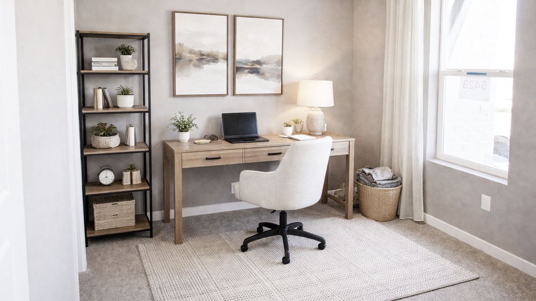 Furnished interior view inside a new home in Windler Townhomes, Aurora (Image 43).