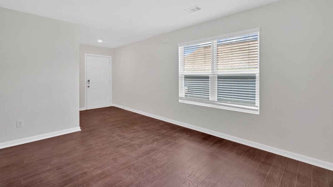 Representative unfurnished interior of a home built from the Allex by D.R. Horton in Clearwater Springs, Johnson City (Image 15). Representative unfurnished interior of a home built from the Allex by D.R. Horton in Clearwater Springs, Johnson City (Image 15).