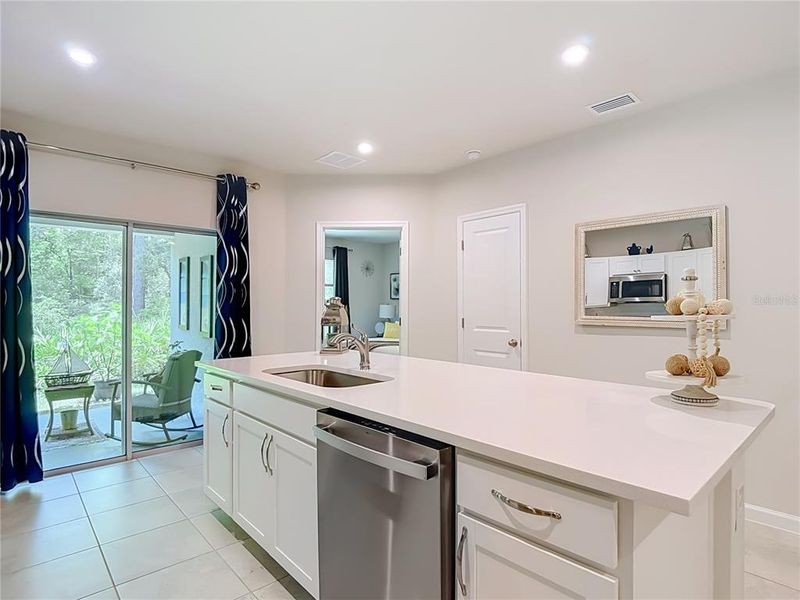 Furnished interior view inside a new home in , New Port Richey (Image 15).