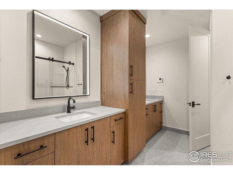 Second basement bathroom (full)