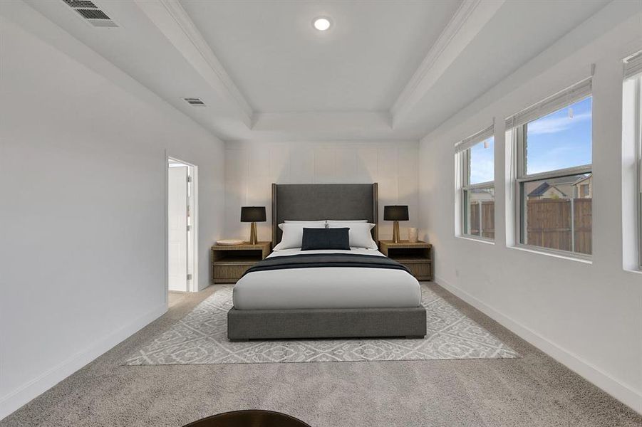 Furnished interior view inside a new home in Heritage Ranch, Sherman (Image 9).