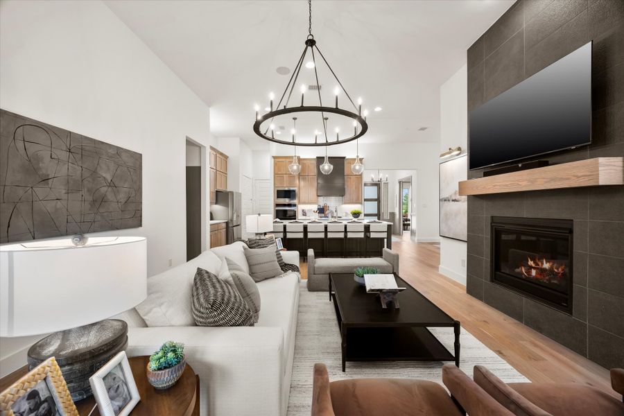 Representative furnished interior of a home built from the Marshall by Windsor Homes in Anna Town Square, Anna (Image 19).