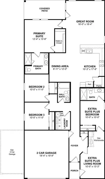 The Orinoco II ESP floor plan by K. Hovnanian Homes. 1st Floor shown. *Prices, plans, dimensions, features, specifications, materials, and availability of homes or communities are subject to change without notice or obligation.
