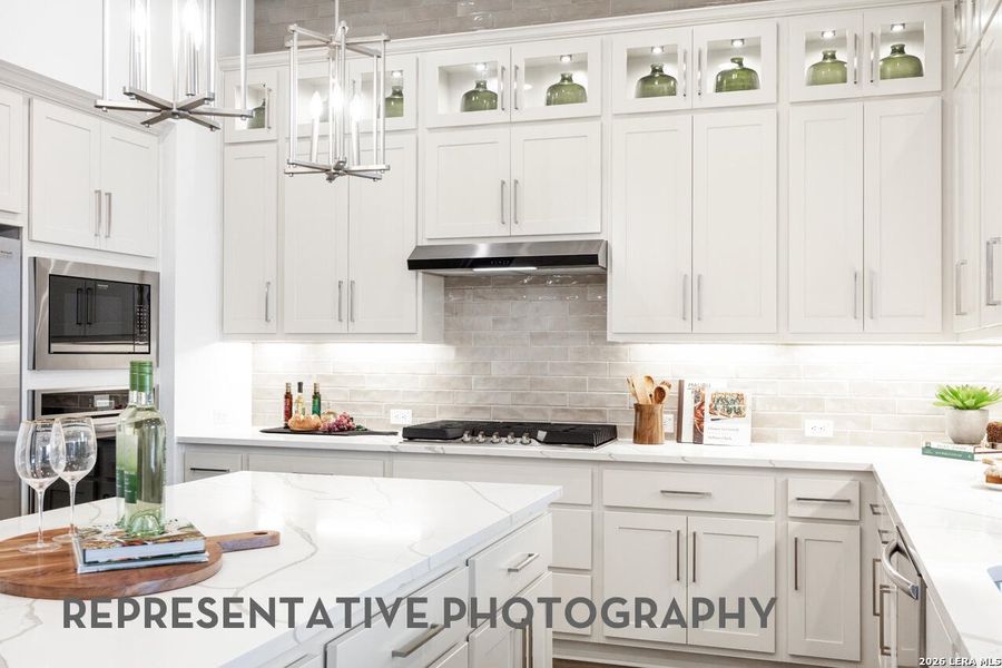 Furnished interior view inside a new home in The Ranches at Creekside, Boerne (Image 14).