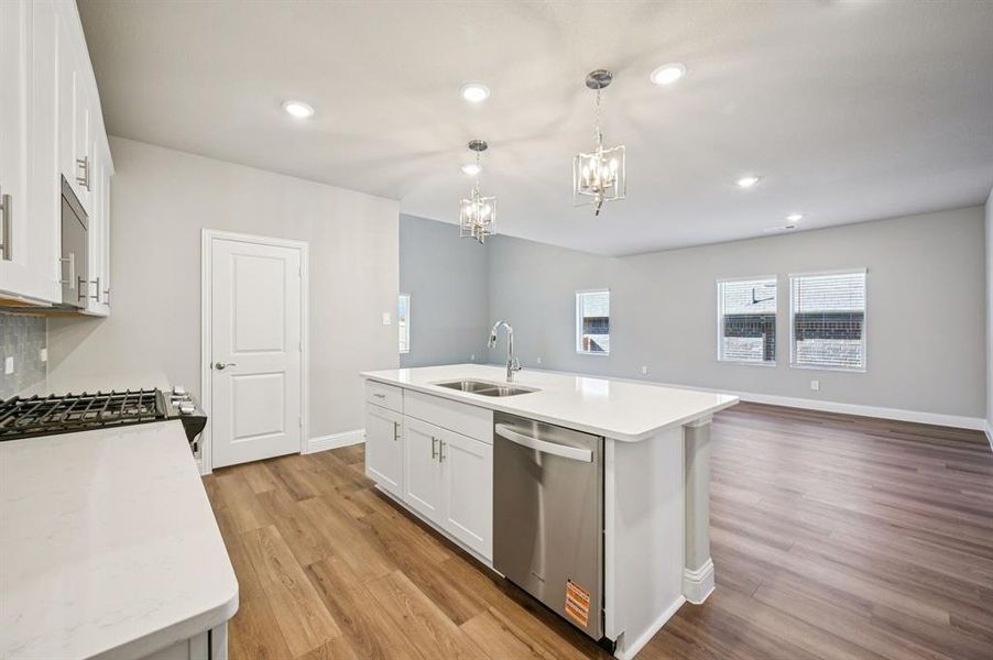 Furnished interior view inside a new home in Simpson Crossing - Signature Series, McKinney (Image 14).