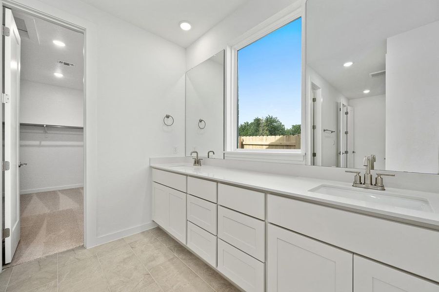 Furnished interior view inside a new home in Lariat, Liberty Hill (Image 10).