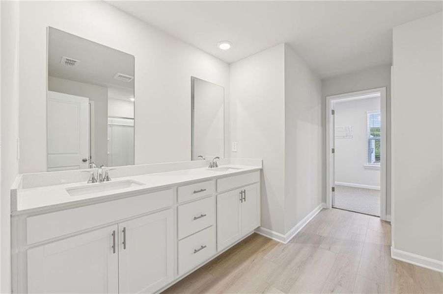 Furnished interior view inside a new home in Preserve at Mountain Creek, Pendergrass (Image 8).