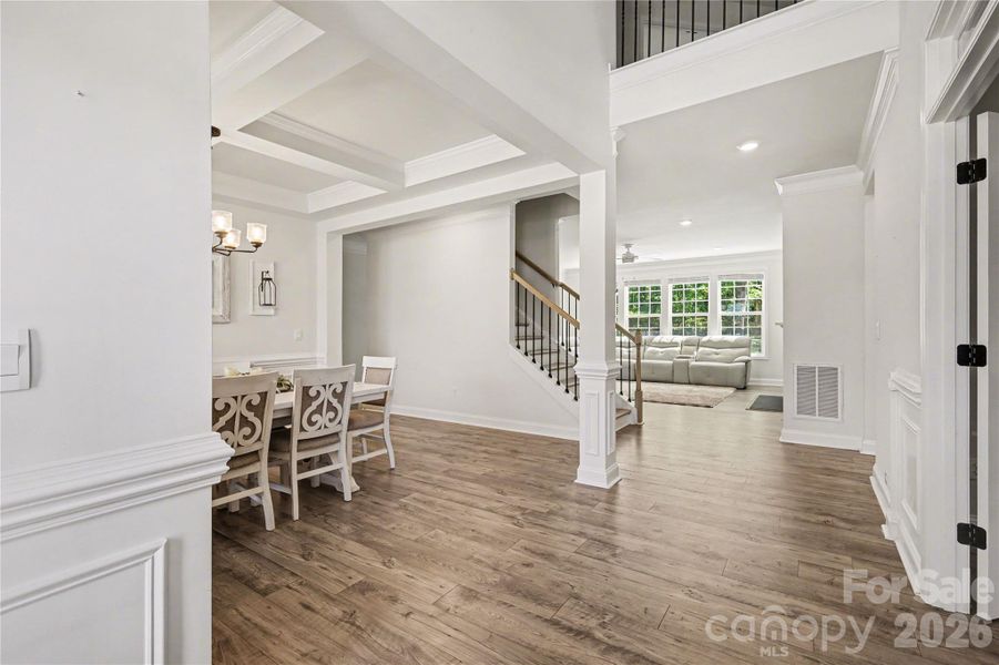 Furnished interior view inside a new home in Falls Cove, Troutman (Image 5).