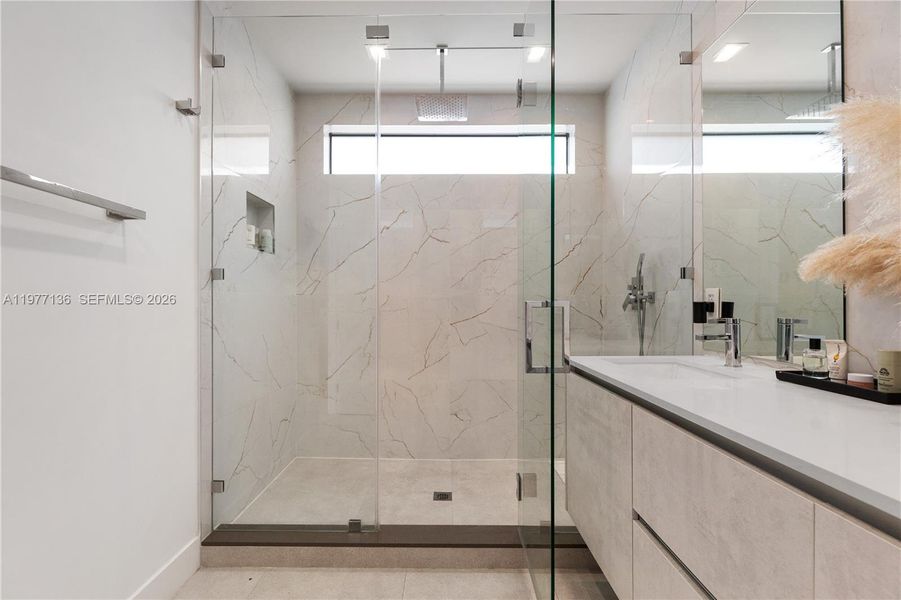 Furnished interior view inside a new home in , Miami (Image 14).