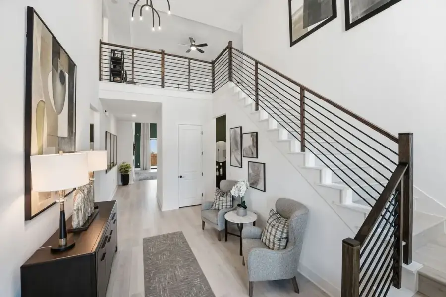 Furnished interior view inside a new home in Santa Rita Ranch, Liberty Hill (Image 16).
