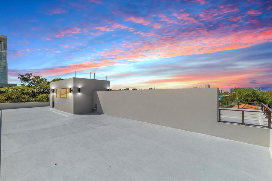 Exterior details and patio area of a home in , Miami (Image 26). Exterior details and patio area of a home in , Miami (Image 26).