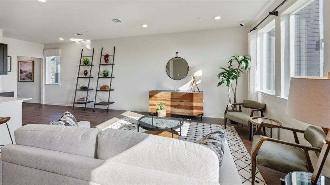 Furnished interior view inside a new home in Arbor Trails South, Princeton (Image 21).