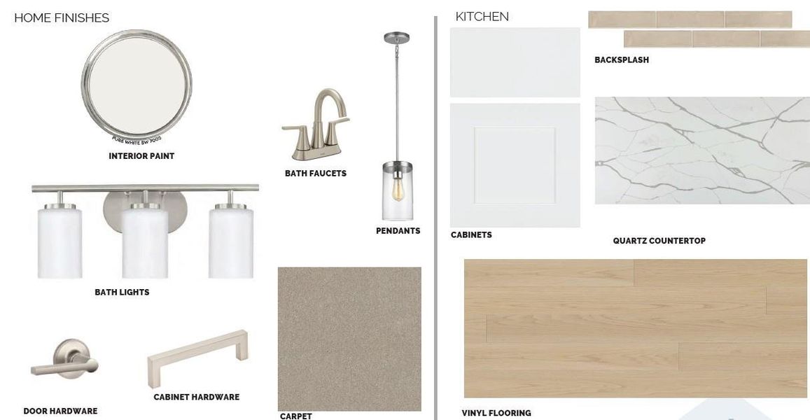 Sample of building materials used in homes in Colony at Cole Springs, Buda (Image 4).