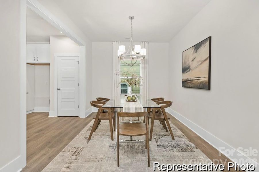 Furnished interior view inside a new home in Tillery Tradition, Mount Gilead (Image 10).