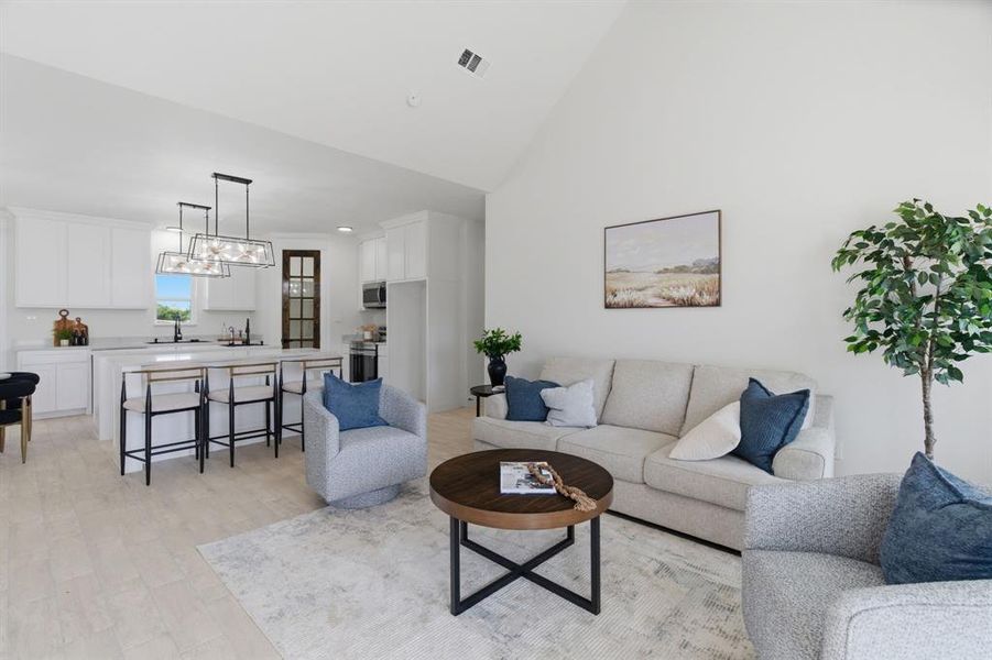 Furnished interior view inside a new home in , Joshua (Image 13).