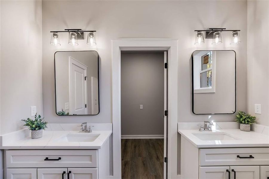 Furnished interior view inside a new home in , Bowdon (Image 8).