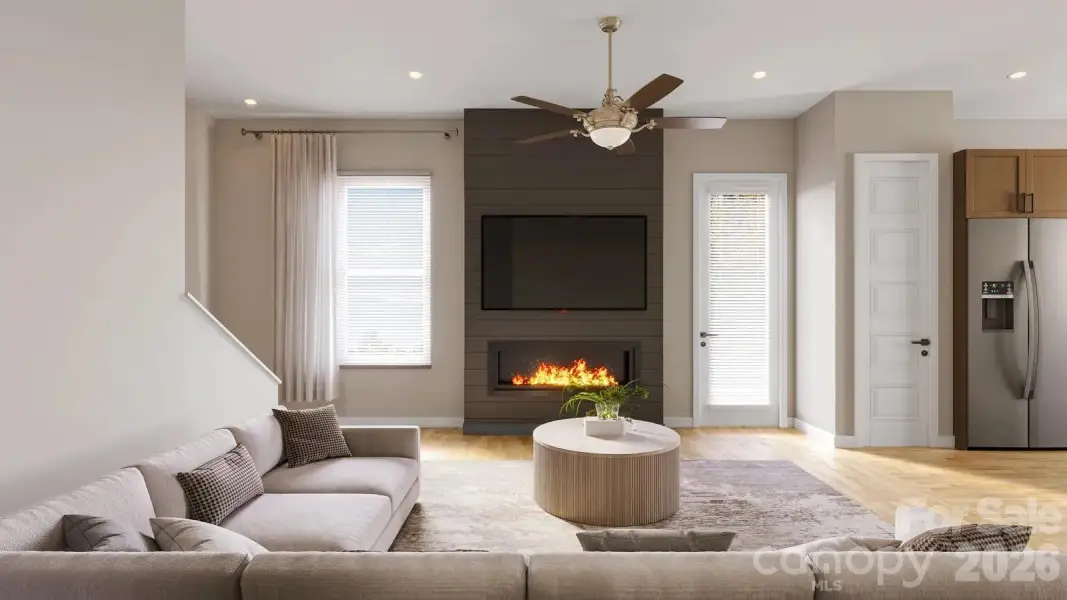 Furnished interior view inside a new home in Catawba Trace, Catawba (Image 5).