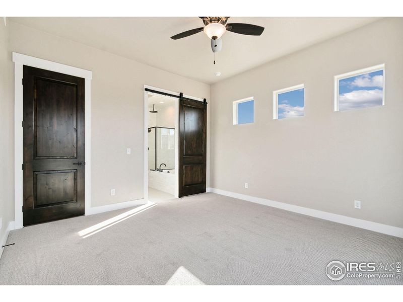 Barn Door to Master Bath