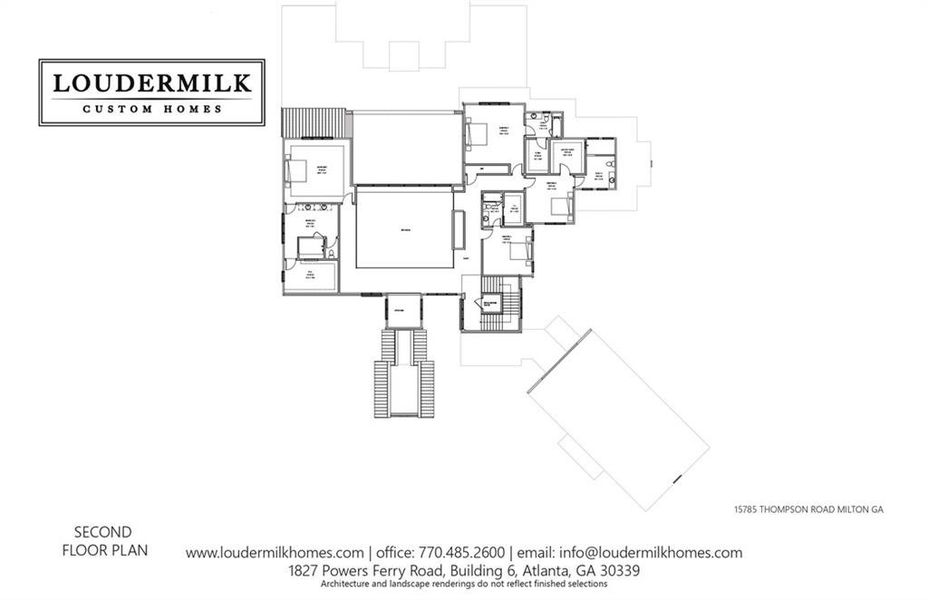 2D floor plan layout of this home in , Milton, GA (Image 5).