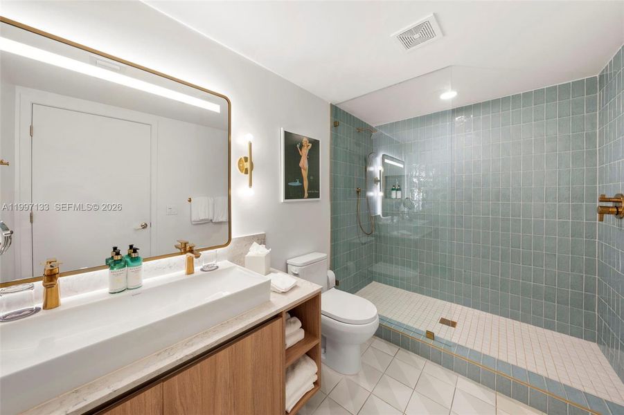 Furnished interior view inside a new home in , Miami (Image 15).