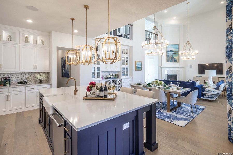 Furnished interior view inside a new home in Esperanza, Boerne (Image 27).