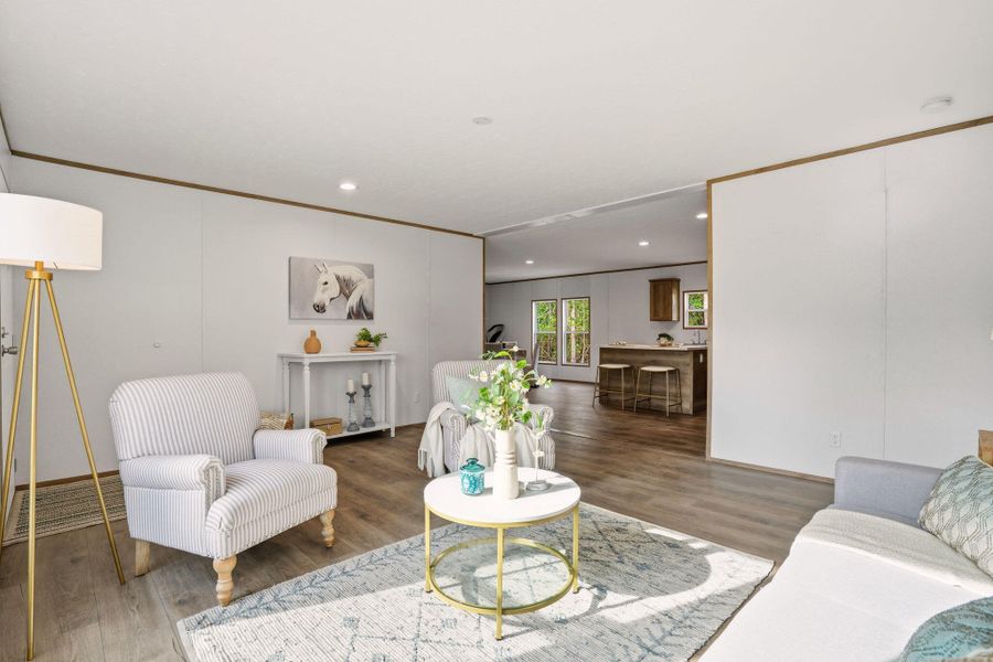 Furnished interior view inside a new home in , St. Stephen (Image 4).