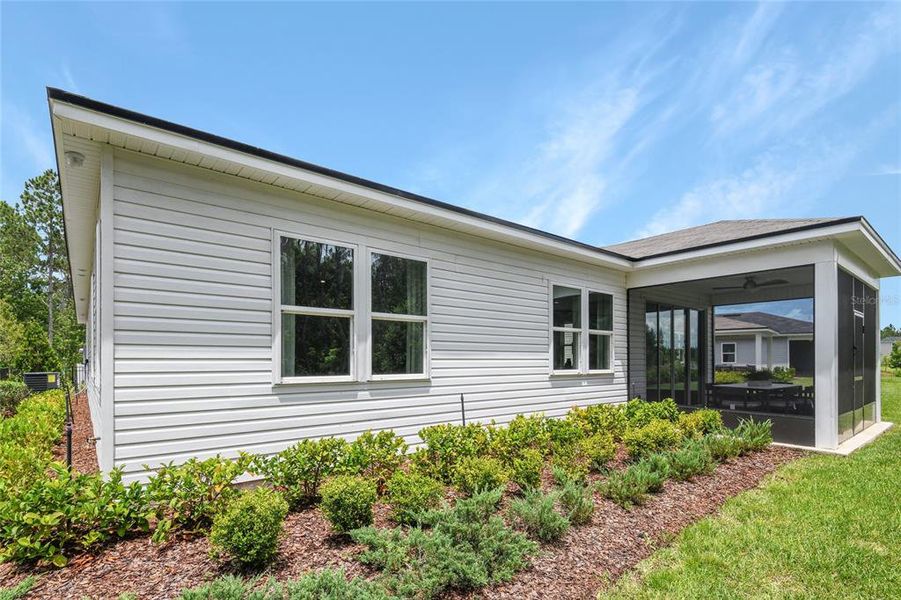Exterior details and patio area of a home in SummerTide, Palm Coast (Image 17).