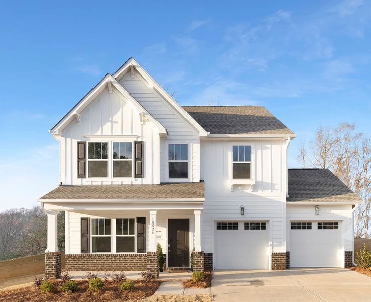 Representative exterior photo of a completed home built from the Inverness by True Homes in Edgewater - Lakeview Point, Lancaster, SC (Image 1).