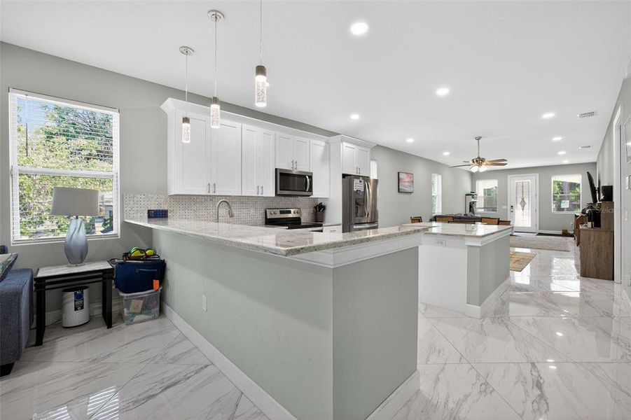 Furnished interior view inside a new home in , St. Petersburg (Image 35).