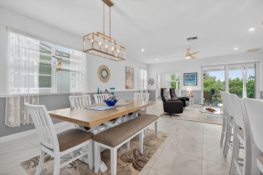 Furnished interior view inside a new home in , Port St. Lucie (Image 28).