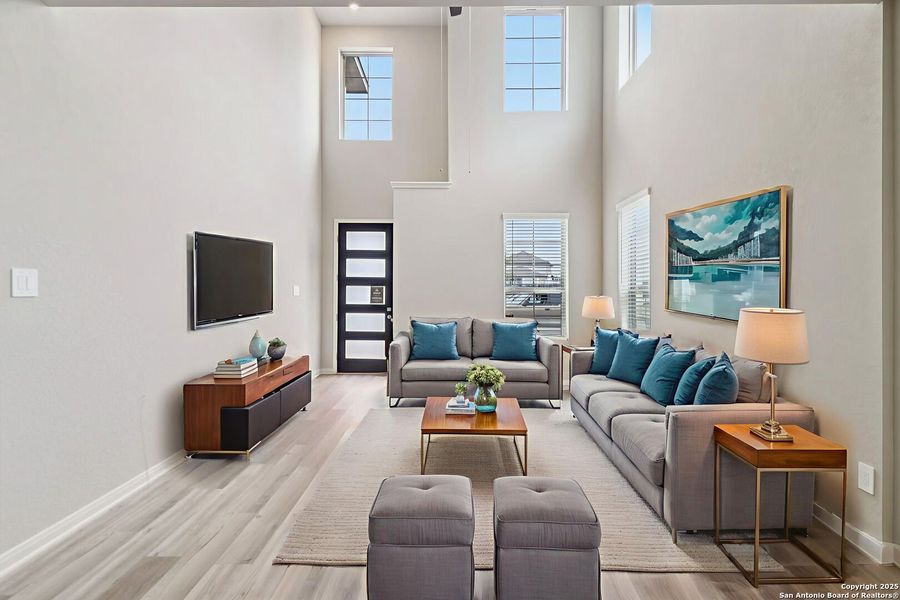 Furnished interior view inside a new home in Remington Ranch, San Antonio (Image 6).