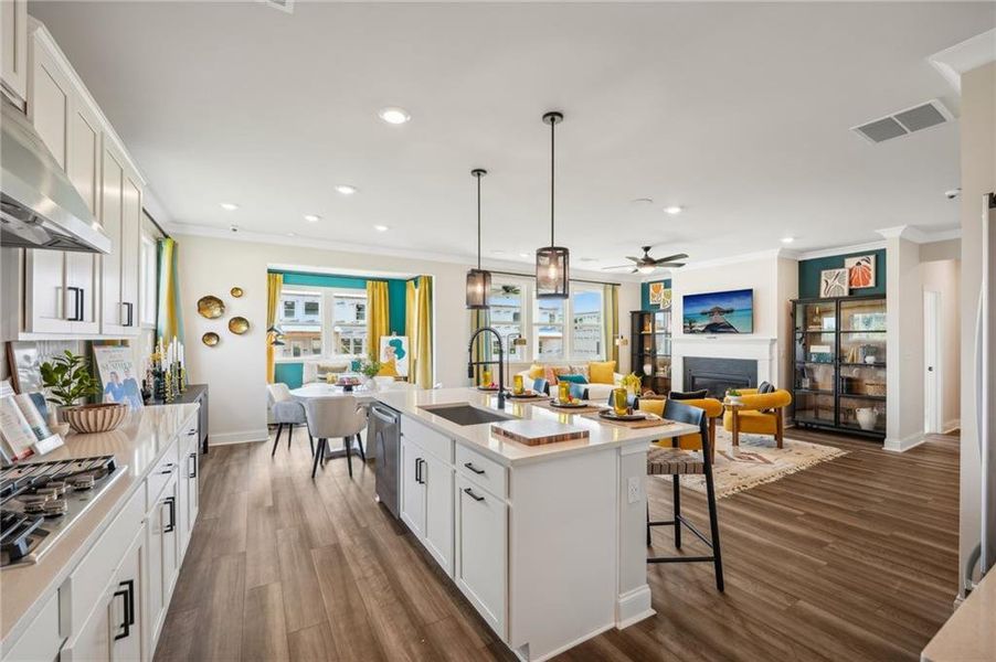 Furnished interior view inside a new home in Bennett Farm, Loganville (Image 22). Furnished interior view inside a new home in Bennett Farm, Loganville (Image 22).