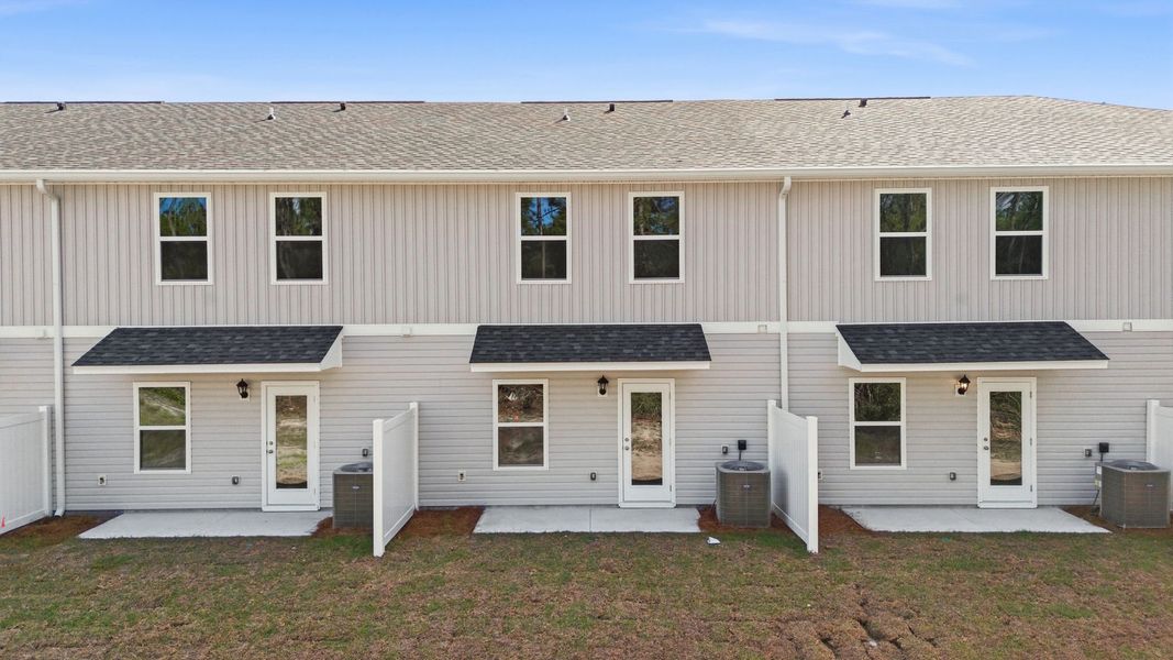 Exterior details and patio area of a home in Chateau Nemours, Port Saint Joe (Image 24).