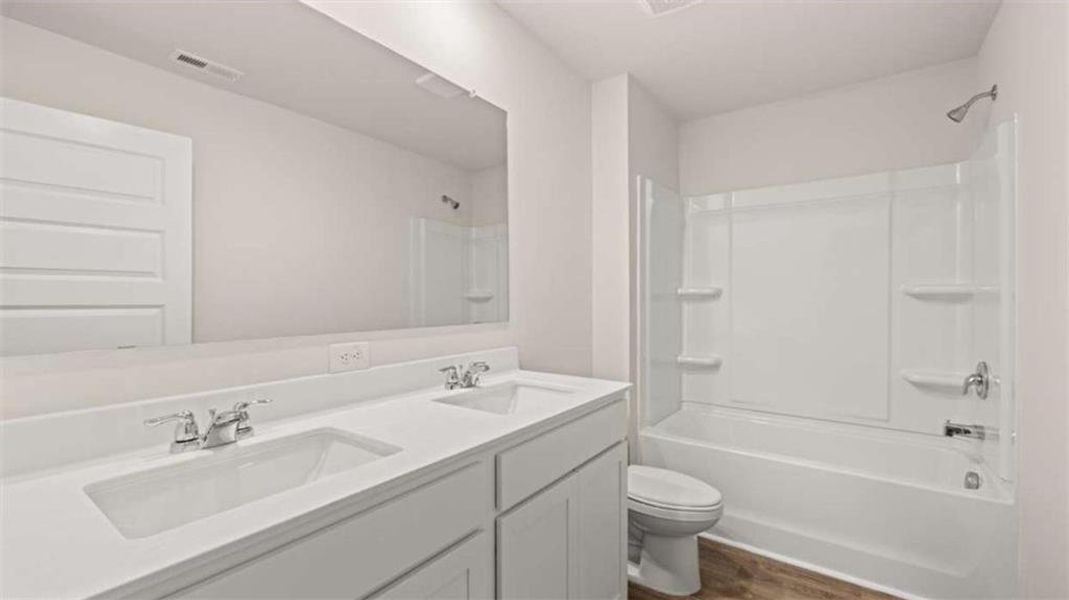 Furnished interior view inside a new home in Jackson Landing, Jefferson (Image 7). Furnished interior view inside a new home in Jackson Landing, Jefferson (Image 7).