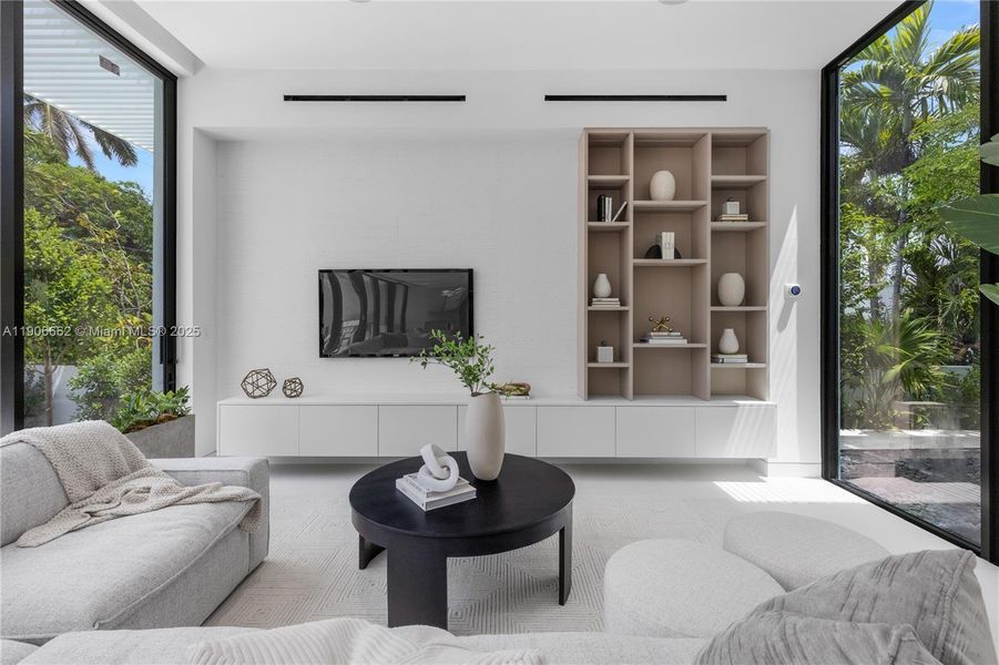 Furnished interior view inside a new home in , Miami Beach (Image 3).